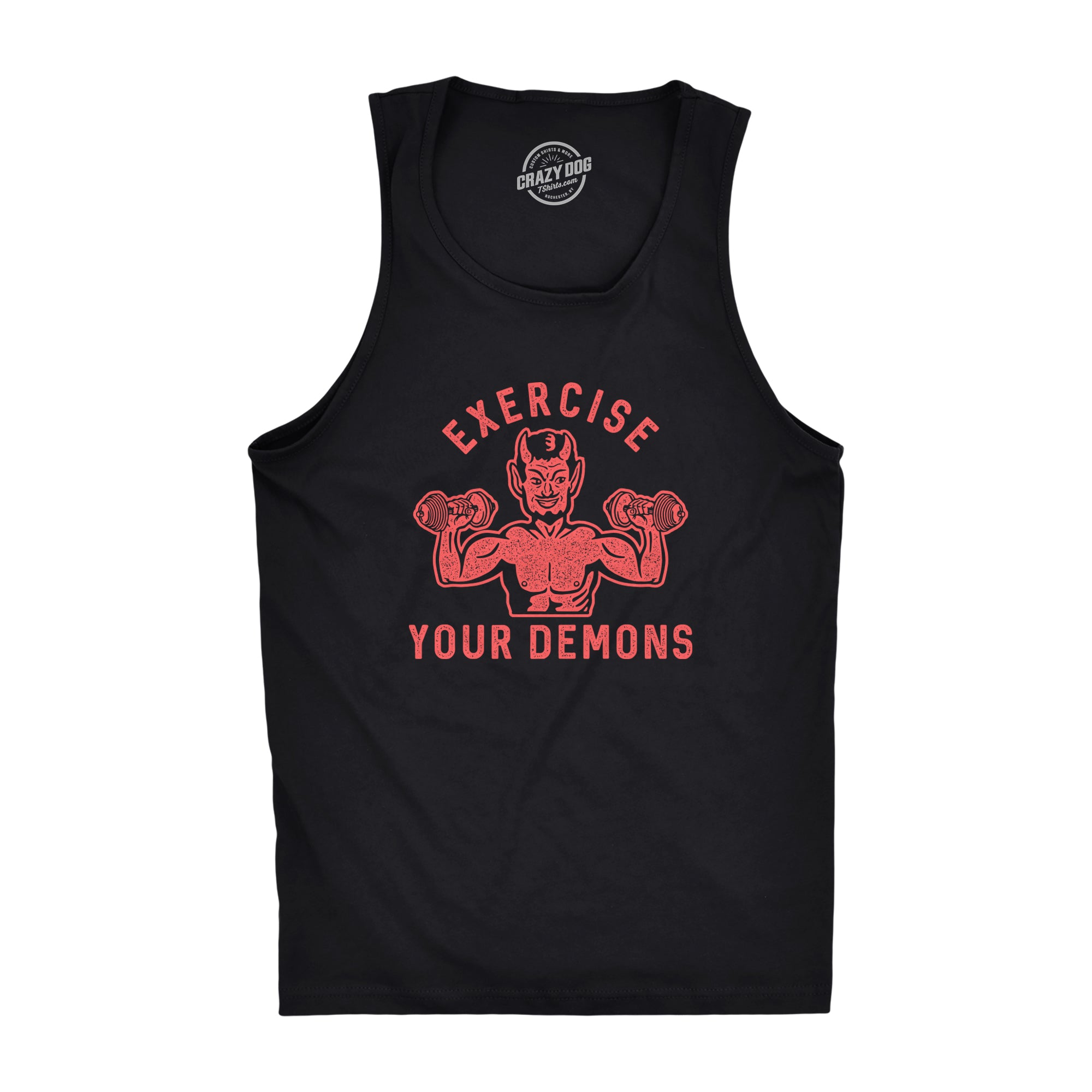 Wearizo Exercise Your Demons Men's Tank Top