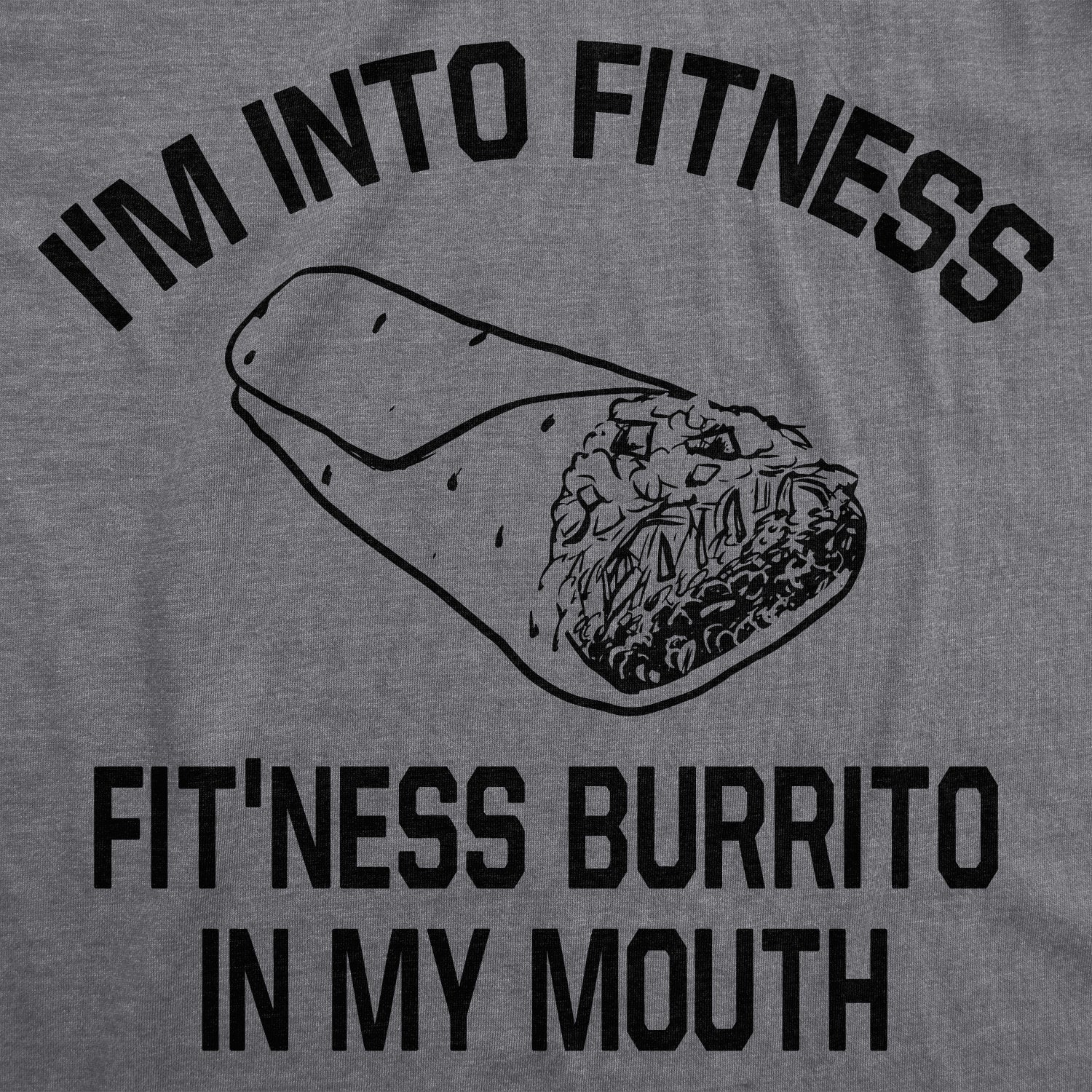 Wearizo Fitness Burrito In My Mouth Men's Tank Top - Image 3