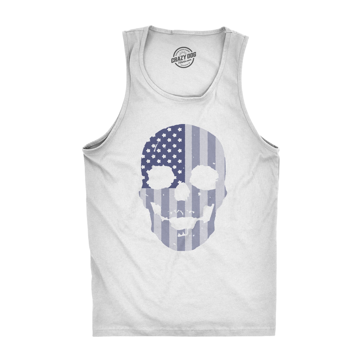 Wearizo Flag Skull Men's Tank Top