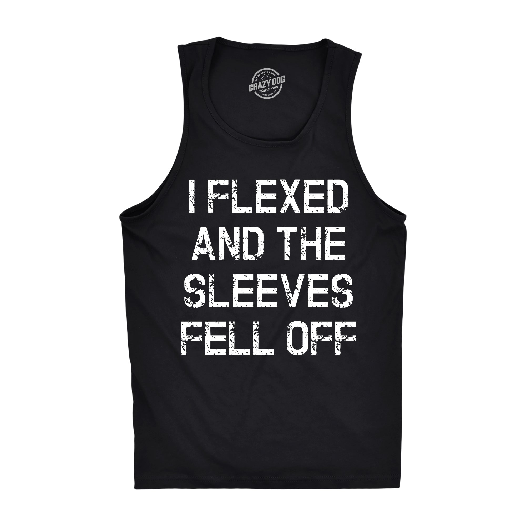 Wearizo I Flexed And The Sleeves Fell Off Men's Tank Top - Image 15