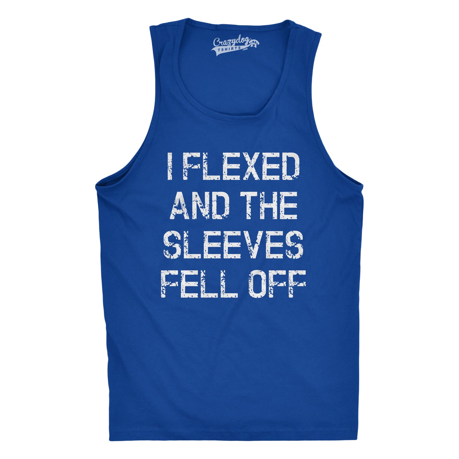 Wearizo I Flexed And The Sleeves Fell Off Men's Tank Top - Image 11