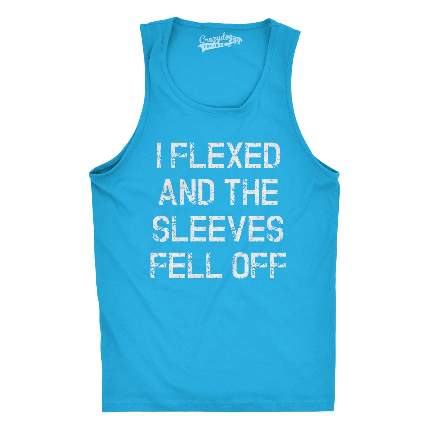 Wearizo I Flexed And The Sleeves Fell Off Men's Tank Top - Image 16