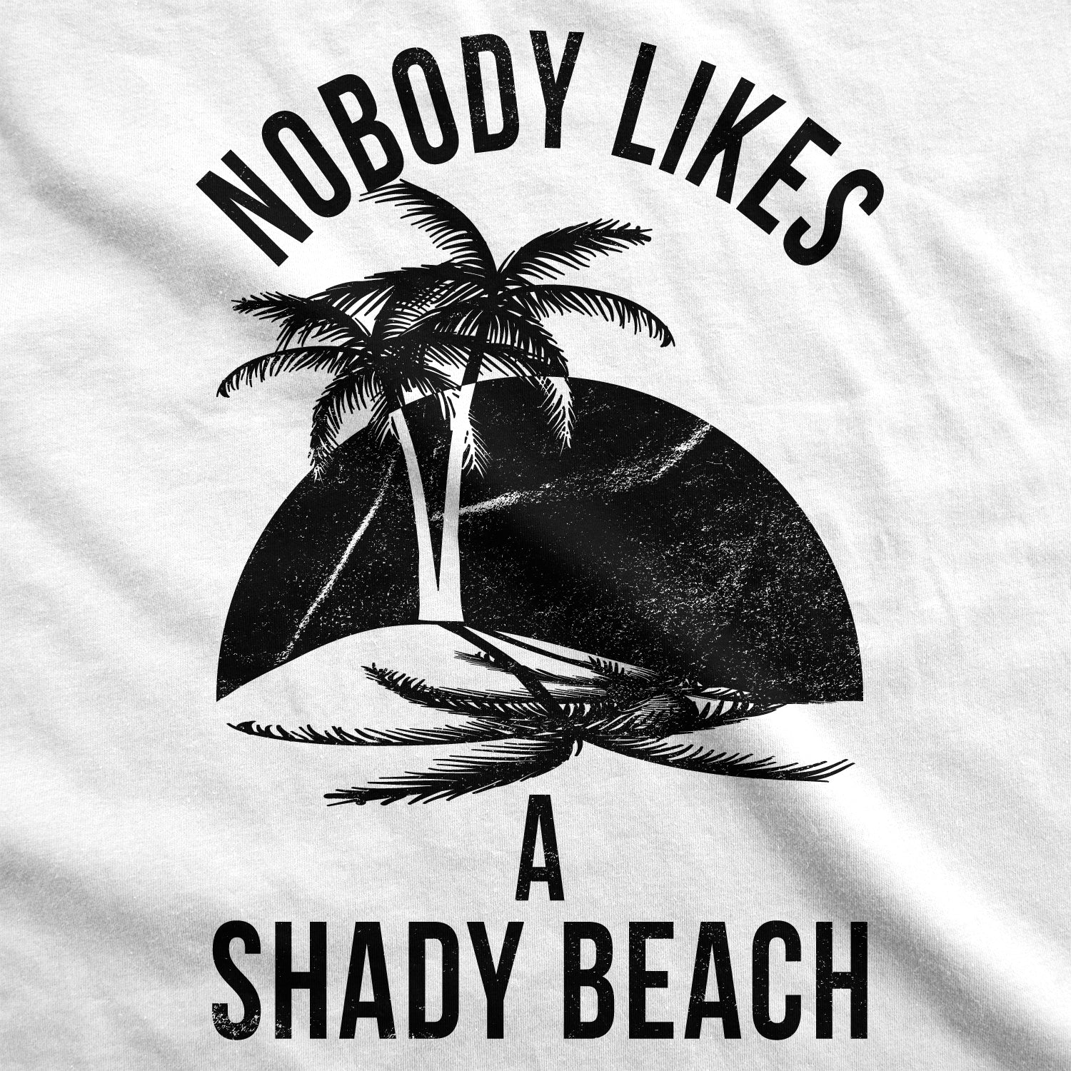 Alternative view of Wearizo Nobody Likes A Shady Beach Men's Tank Top