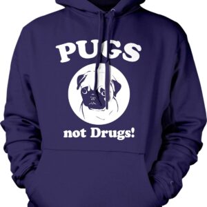 Wearizo Pugs Not Drugs Hoodie