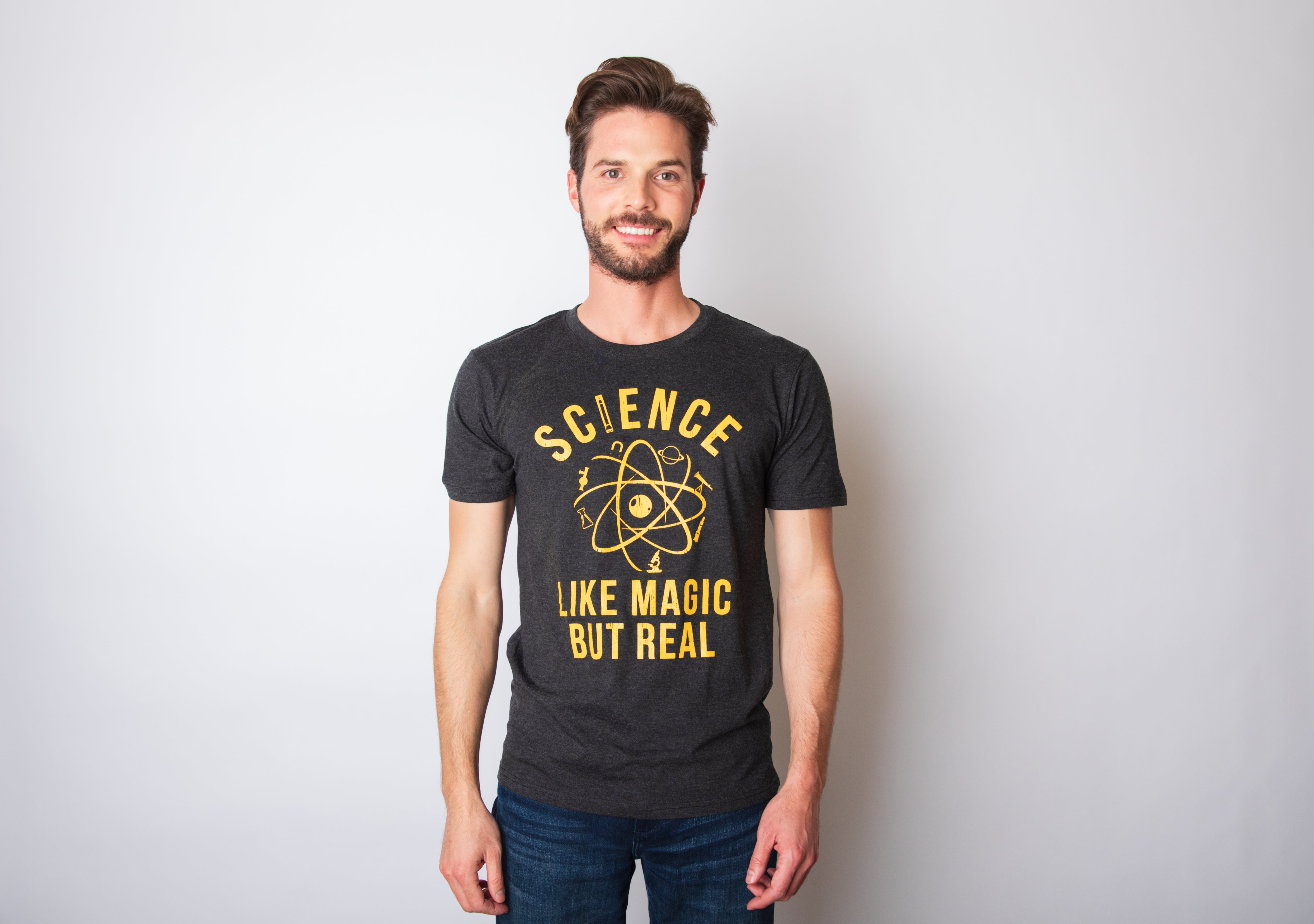 Wearizo Science: Like Magic But Real Men's T Shirt - Image 2